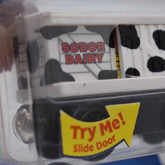 Sodor Dairy Cow Car Milk Barrel Thomas & Friends Wooden Railway Learning Curve - Picture 8 of 14